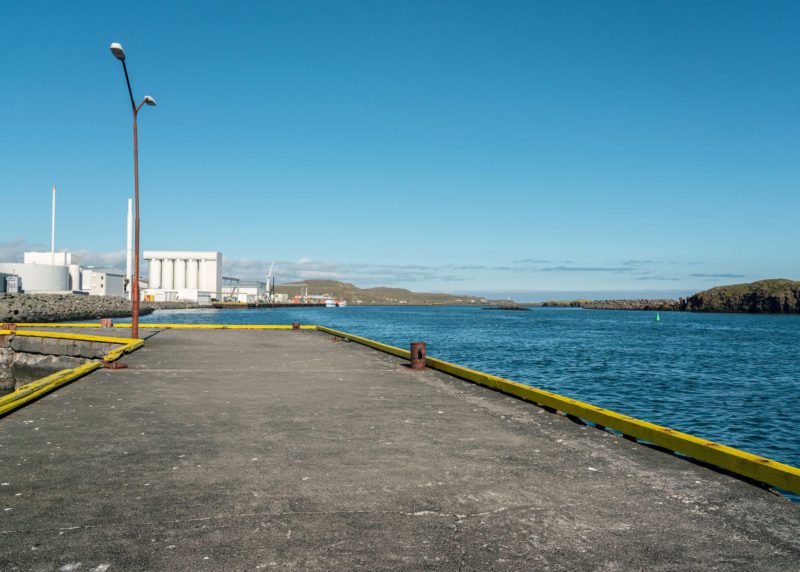 Vopnafjörður, höfn, bryggja. Ljósmynd: Jessica Auer.