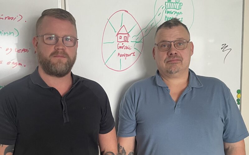 Hjálmar Ólafur Bjarnason og Lúðvík Emil Arnarsson.